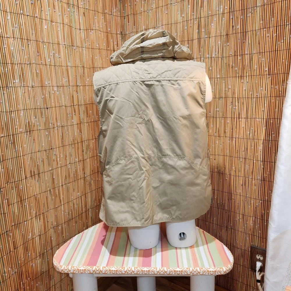 Gorpcore Utility Vest Cargo Pockets  Khaki Tan